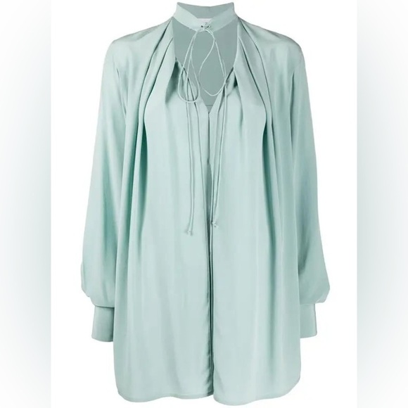 VICTORIA BECKHAM 
Oversized Tie-Neck Blouse NWT - Picture 1 of 11